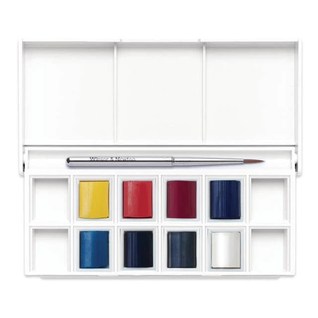Winsor & Newton Cotman Half Pan Watercolour Pocket Set (Skyscape) - Image 3
