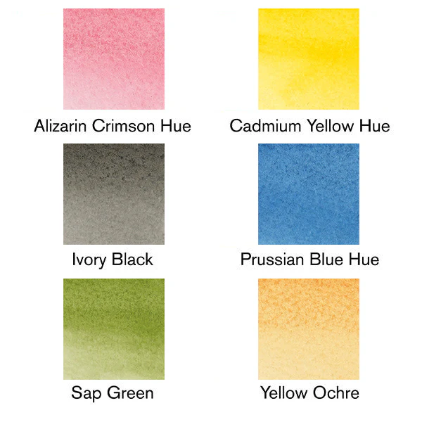 Winsor & Newton Promarker Watercolour Set 6 (Basic Tones) - Image 4