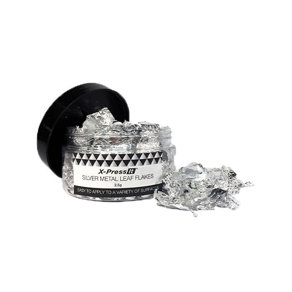 X-Press It Silver Metal Leaf Flakes