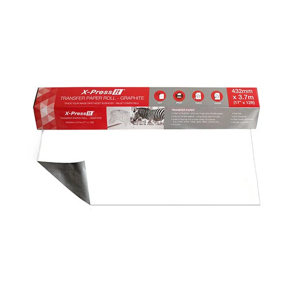 X-Press It Transfer Paper Roll Graphite (43cm x 3.7m)